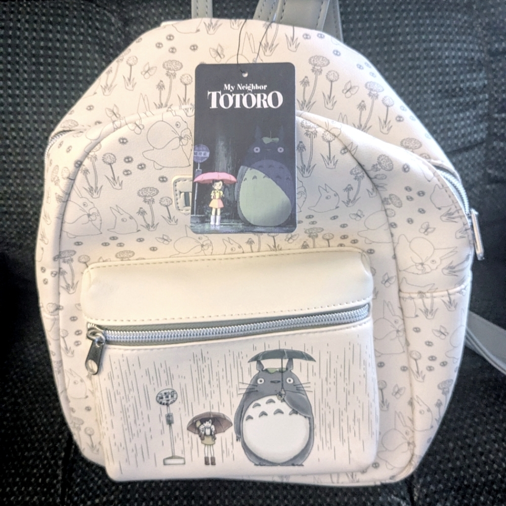 New Studio Ghibli My Neighbor Totoro Rain Mini Backpack Loungefly